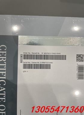 议价6ES7823-1FA02-0YA5西门子S7-PLCSIM