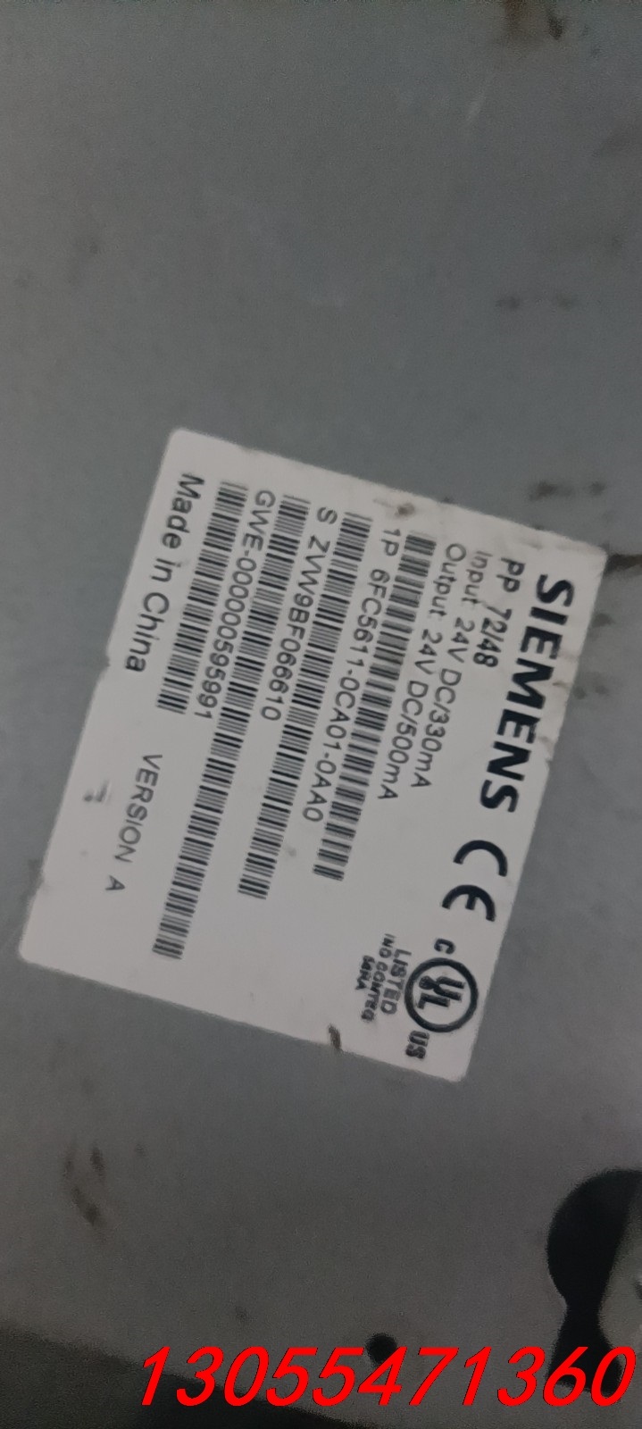 议价6FC5611-0CA01-0AA0 pp72/48西门子配