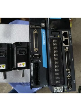 汇川伺服电机400W套装,ⅠS620NS2R8I一MC722议价