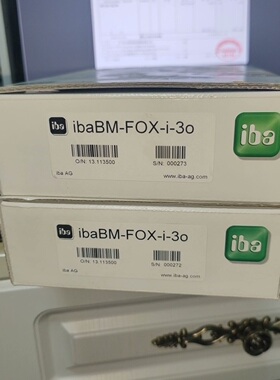 议价德国数据采集系统IBA 系统ibaBM-FOX-i-3o光纤