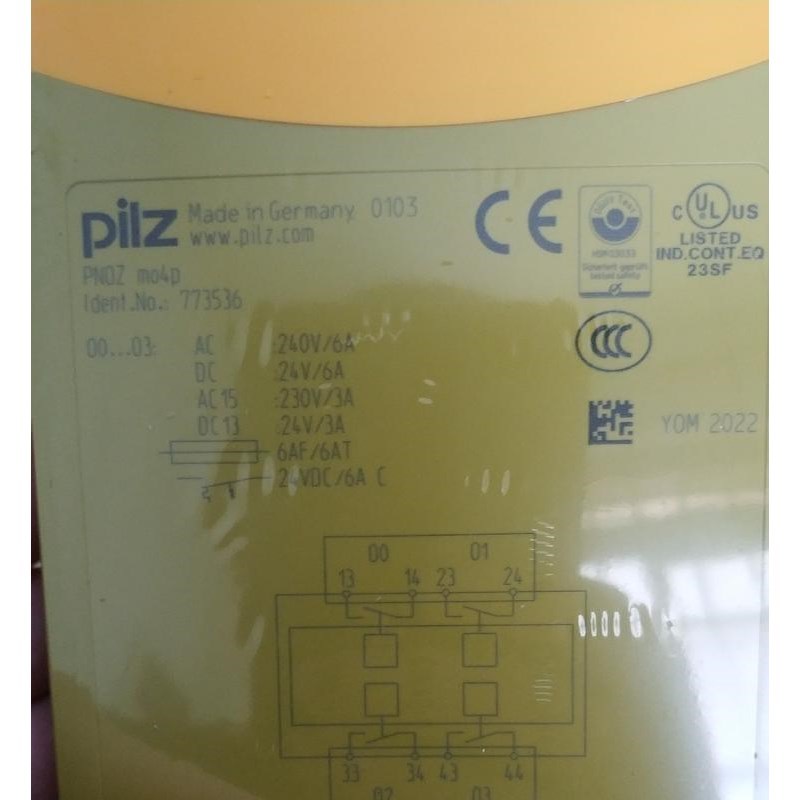 Pilz皮尔兹PNOZ MO4P 773536安全继电器议价