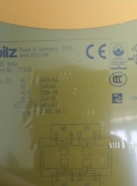 Pilz皮尔兹PNOZ MO4P 773536安全继电器议价