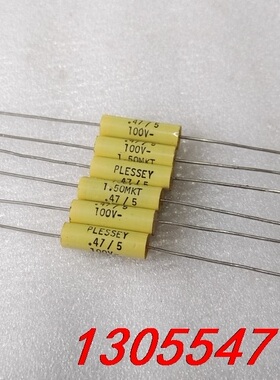 议价英国TCC副牌 PLESSEY 0.47uf 100v 1.