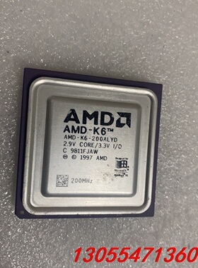 议价AMD-K6-200ALYD二手拆机，实物拍照，一颗65元，