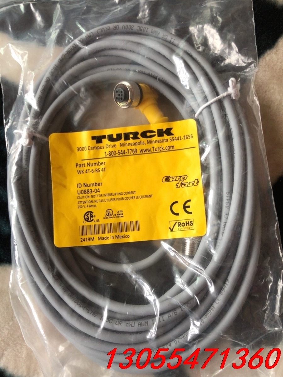 议价图尔克传感器连接线WK4T-6-RS4T