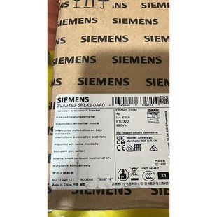 0AA0 5HL42 4P议价 3VA2463 西门子塑壳断路器