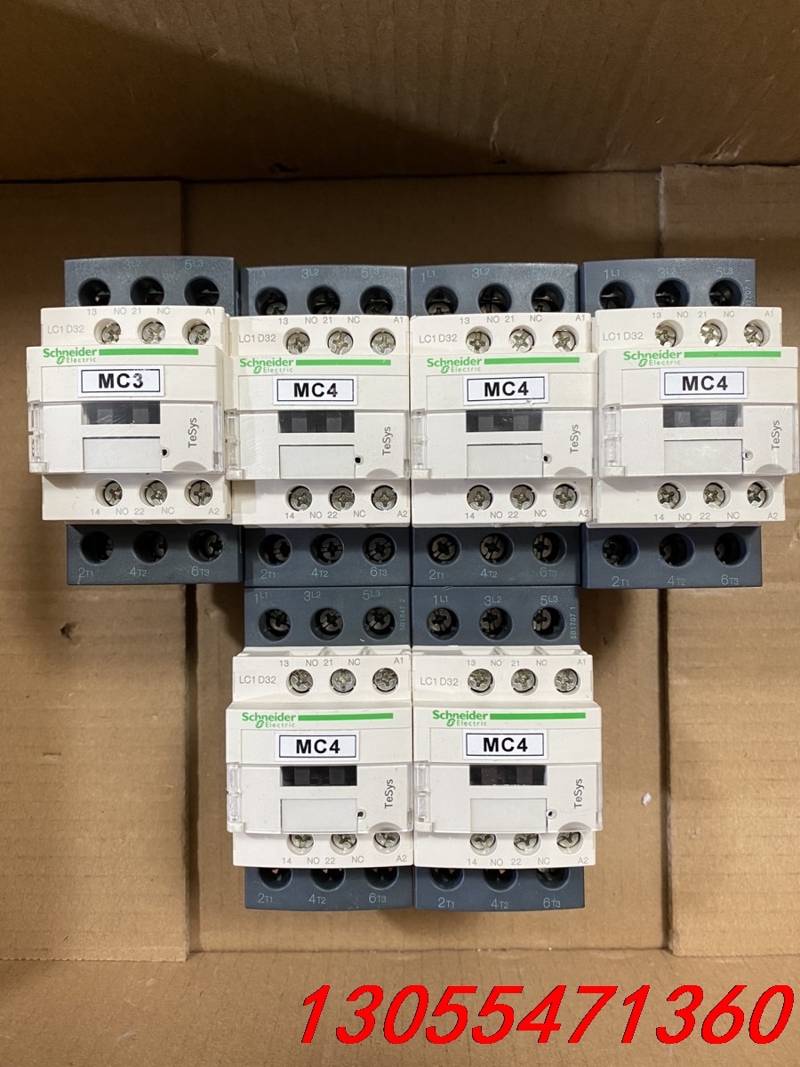 议价施耐德LC1D32M7C原装拆机正品交流接触器 线圈电压22