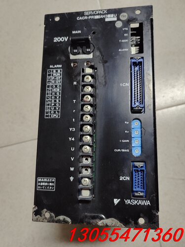 议价安川驱动器型号CACR-PR03AHFU,二手拆机成色一般般