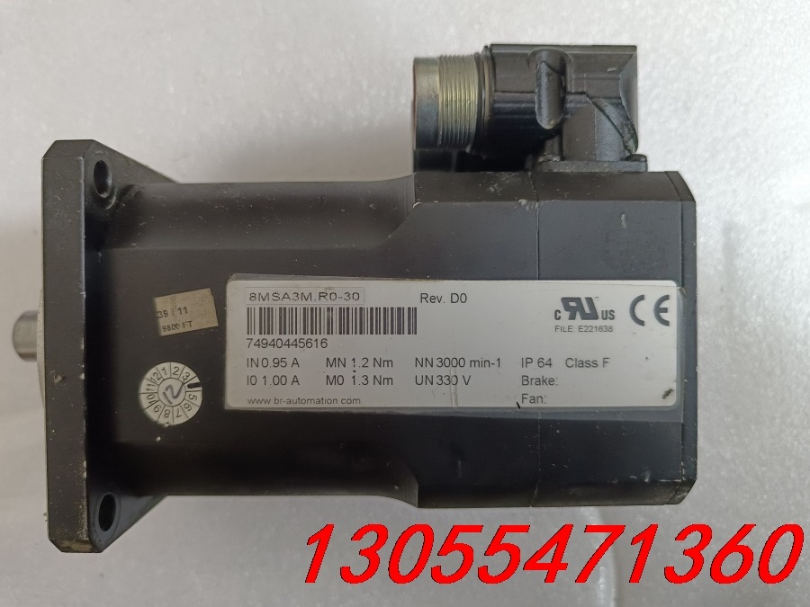 议价贝加莱伺服电机型号,8MAS3M.R0－30，成色好，功能正