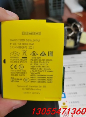 议价西门子原装正品6ES7 136-6BA00-OCAO拆机，功