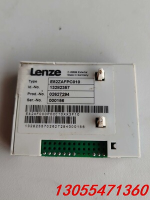议价Lenze伦茨变频器io接口板E82ZAFPC010，实物如