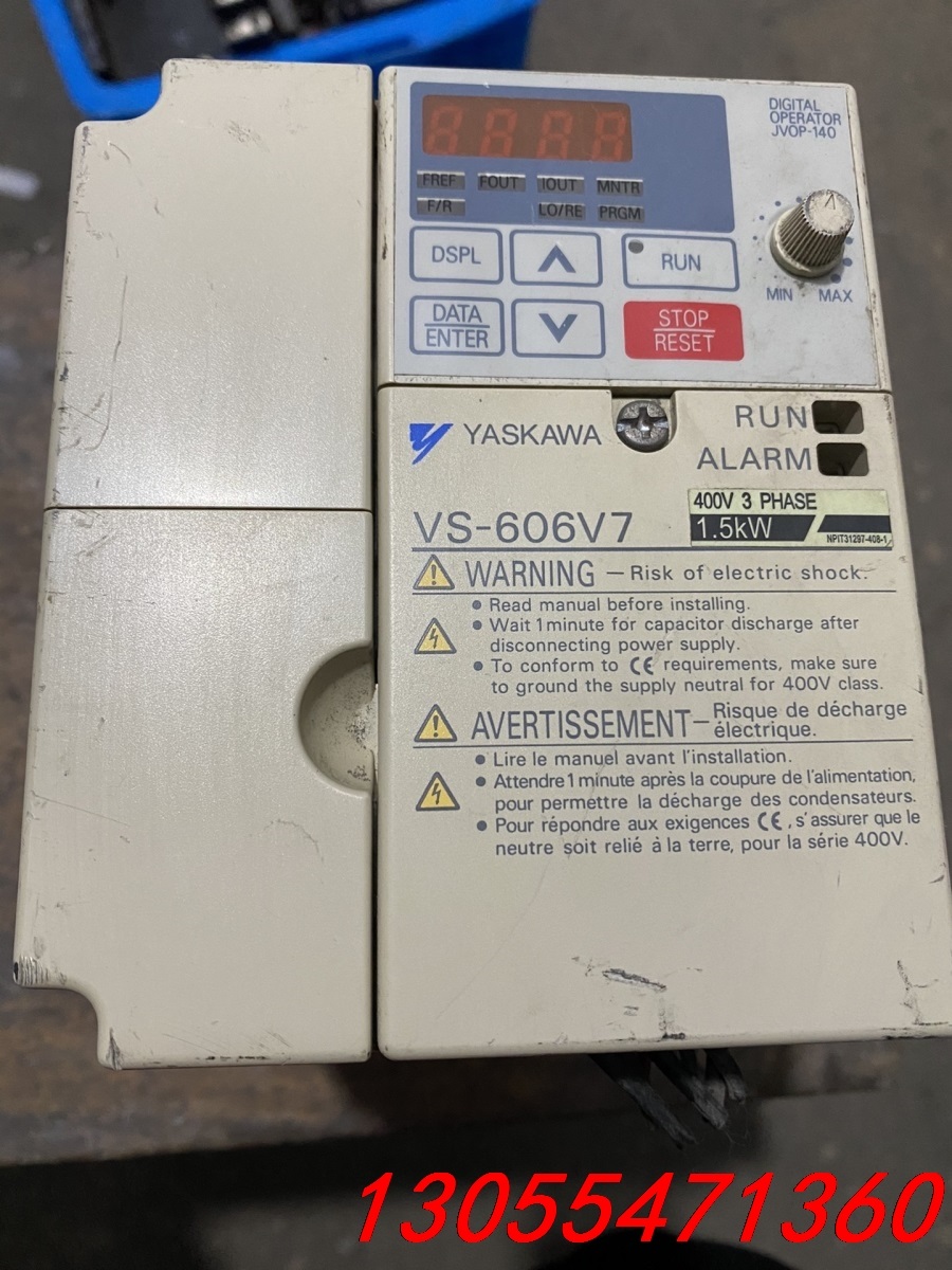 议价安川变频器V7AT41P5，380V，1.5KW，现货如图，