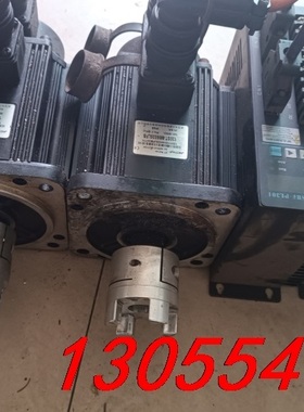 议价车床上拆下来的武汉华大130.6牛米伺服电机带驱动两套包好打