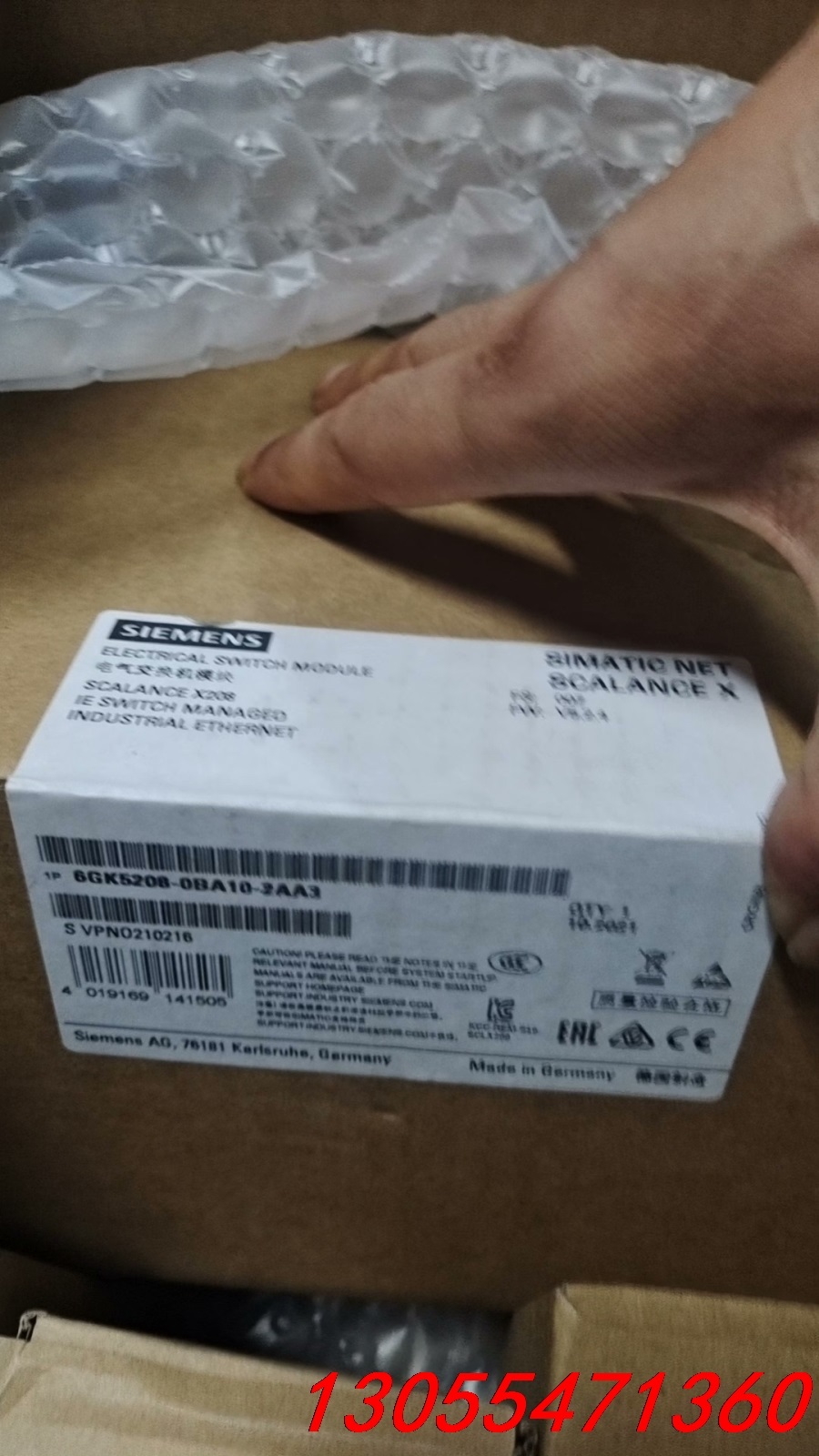 议价6GK5208-0BA10-2AA3西门子工控交换机 全校原