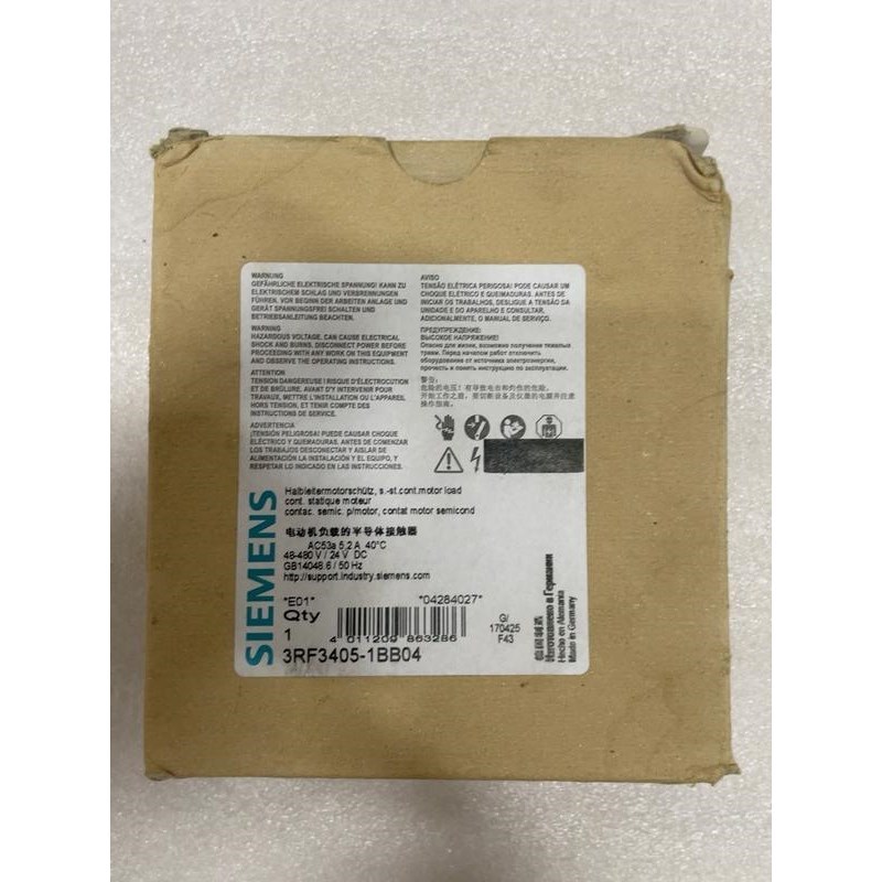 西门子半导体接触器 3RF3405-1BB04 正品大量现货议价