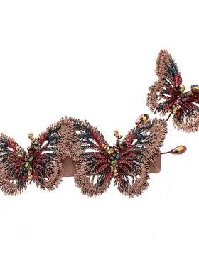 christ克里斯汀韩国蝴蝶发饰横夹一字夹发夹后脑勺头饰女士发夹