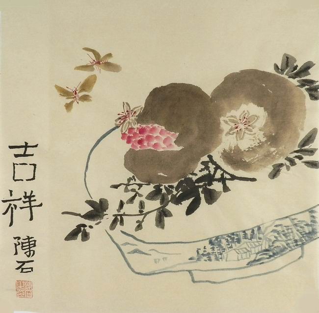 国画花鸟画小品梅兰竹菊纯手绘字画书画客厅办公室装饰画陈石1GG 家居饰品 国画 原图主图