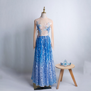 《水精灵》演出服艺考小小舞蹈家桃李杯小荷风采成人儿童定制租赁