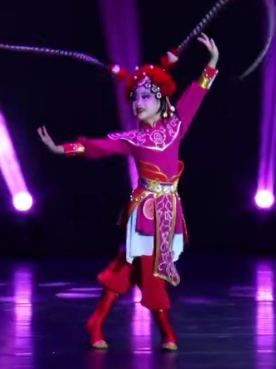 《红玉丹心》小小舞蹈家桃李杯小荷风采舞蹈服饰道具定制