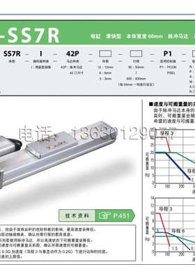 日本IAI电缸 RCP2-SS7R系列 50mm-600mm 精密直线丝杆滑台 模组