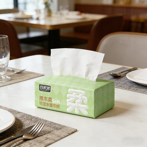 百护柔5层抽纸300包实惠装