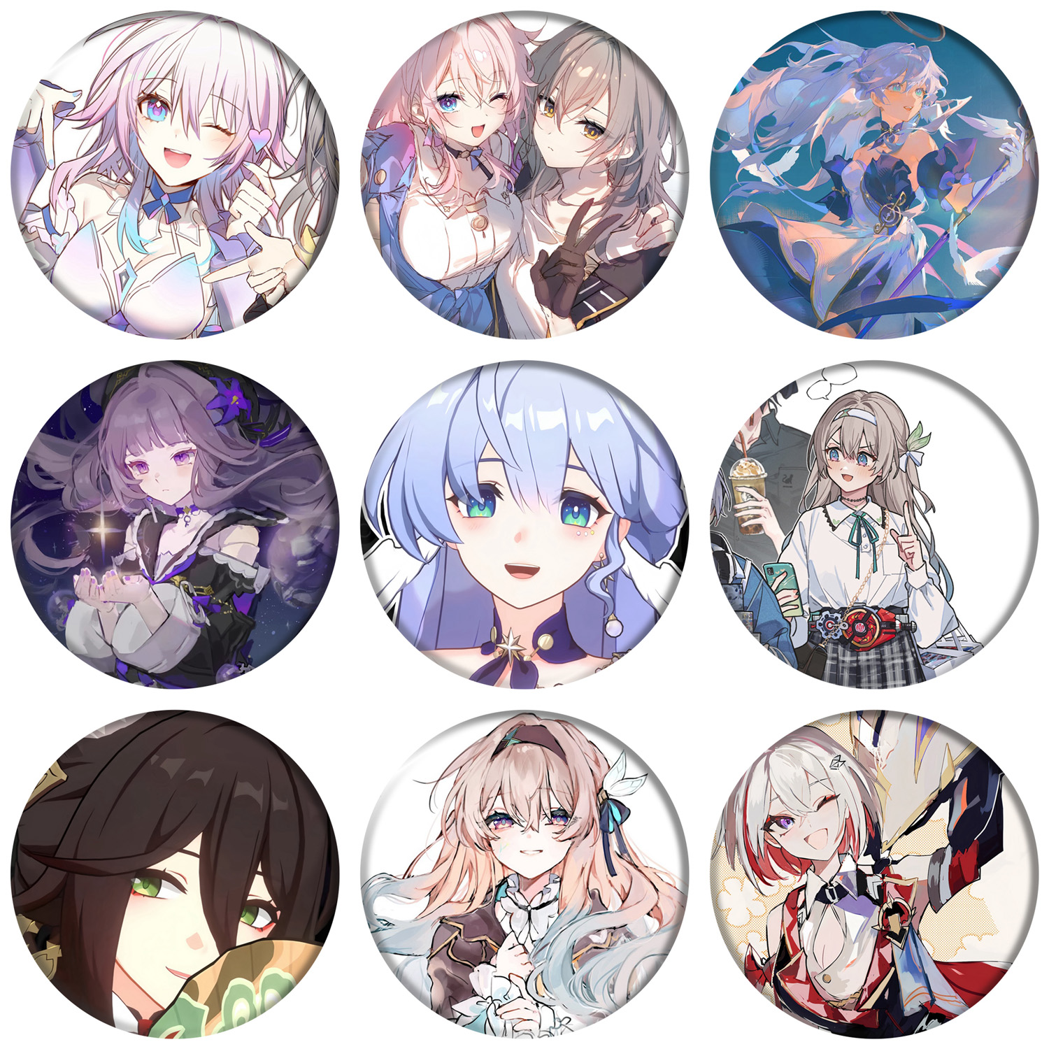 游戏粉定制吧唧谷子崩坏周边徽章动漫二次元应援崩坏星穹铁道饰品