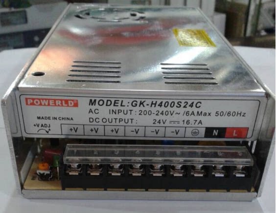 新星电源GK-H400S24C直流输出DC24V16.7A工控安防电源厂家直销
