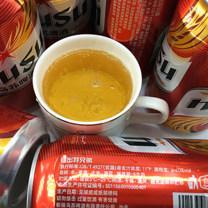 新疆特产大红乌苏啤酒330ml/罐破损包赔大麦原浆酒水饮料非奶啤