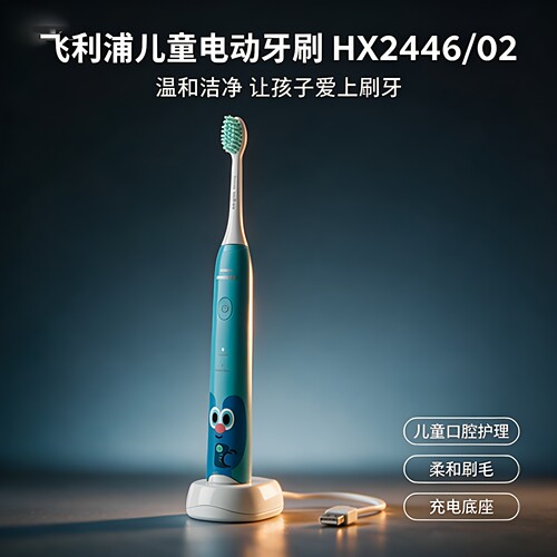 HX2446/02软毛1刷头+充电座