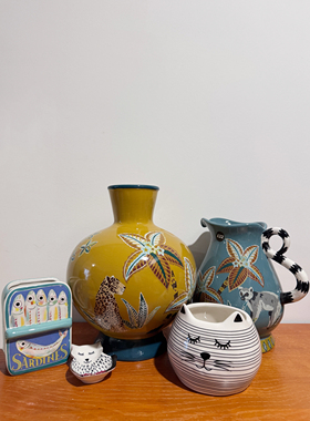 外贸孤品 动物系列花盆、花瓶、首饰盘、调料盘、储物