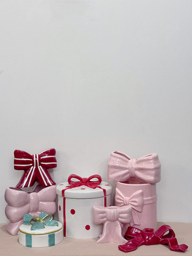 外贸孤品 蝴蝶结系列花瓶、储物、收纳、花盆、摆件、储物罐