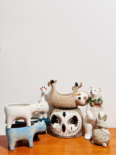 外贸孤品 动物系列花盆、花瓶、多肉花盆、储物桶、笔筒