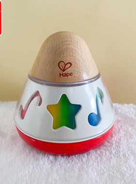 Hape旋转音符八音盒宝宝音乐盒婴儿益智安抚哄睡新生儿摇铃玩具