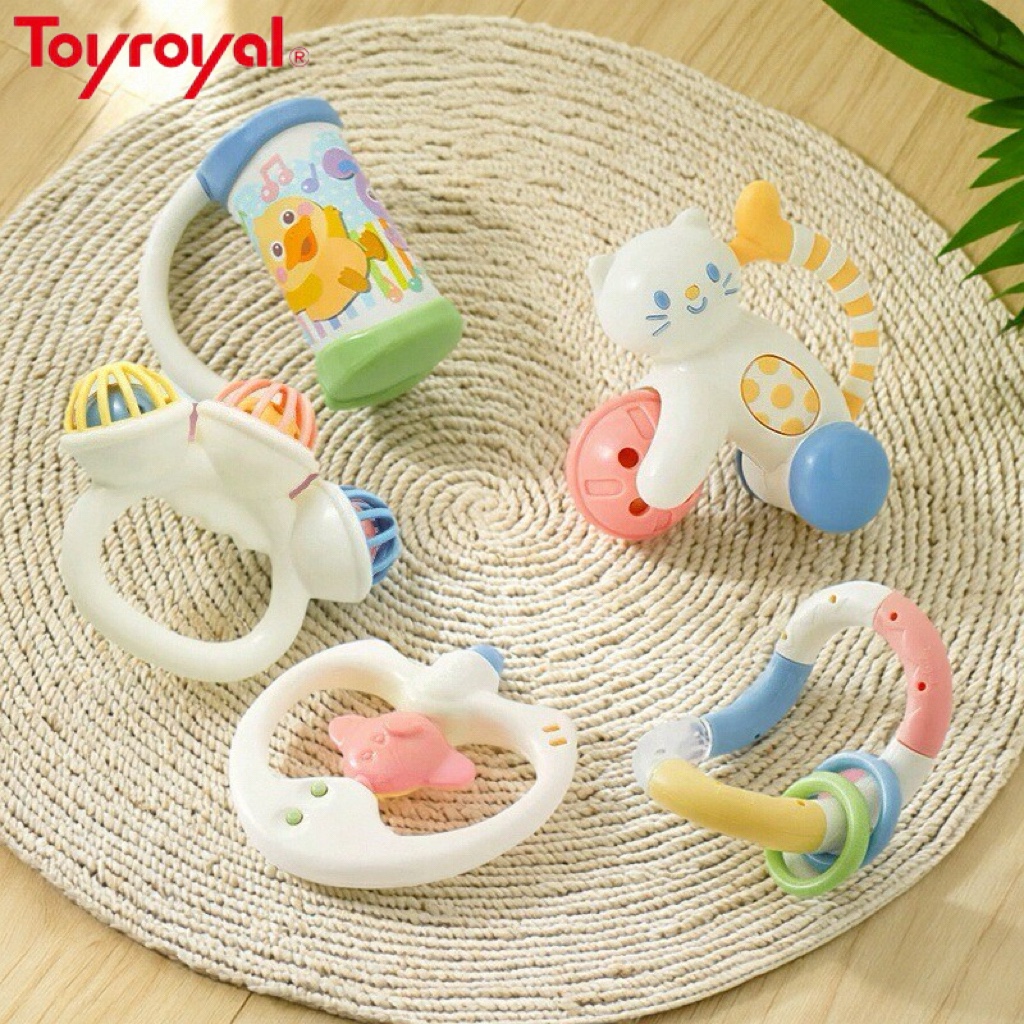 皇室摇铃新生儿抓握感官0个月+