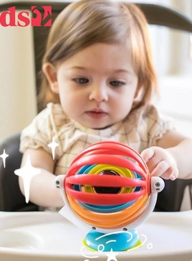 美国Kids2 baby einstein婴儿喂饭神器摇铃玩具餐椅吸盘转转乐