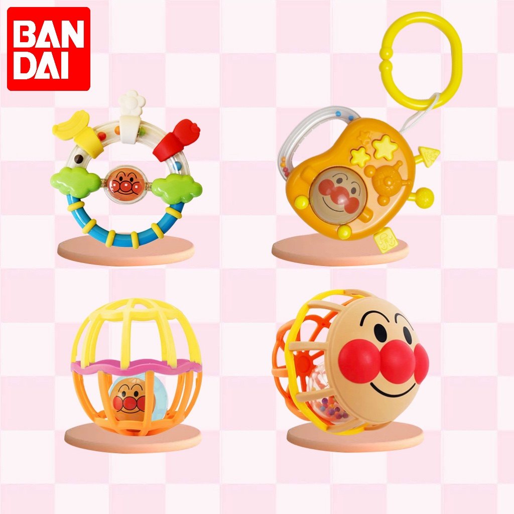 日本万代面包超人婴儿手摇铃新生儿咬胶宝宝手抓球玩具0-6-9个月,玩具/童车/益智/积木/模型,摇铃,淘宝优惠券,粉丝福利购,淘宝优惠卷