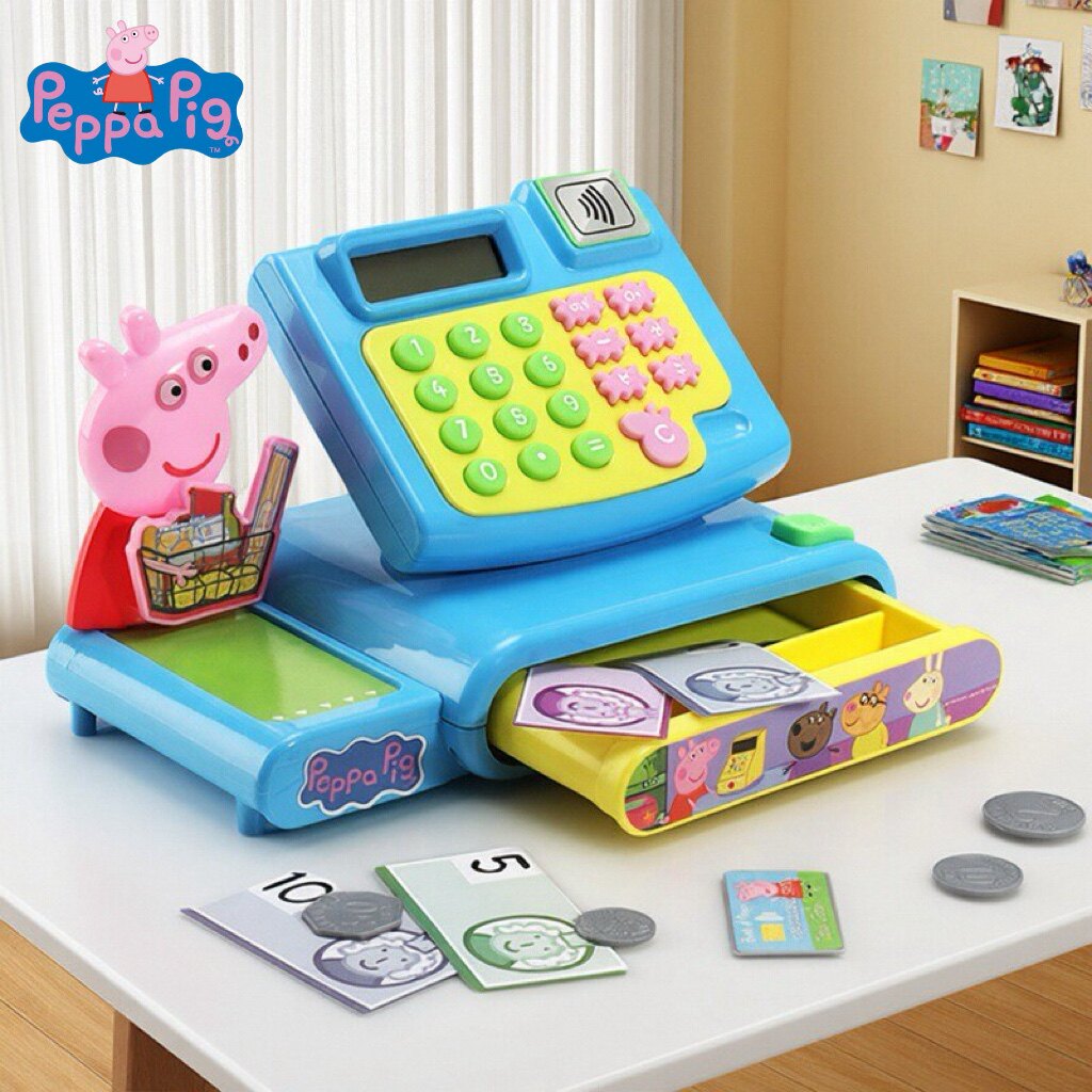 小猪佩奇超市收银机儿童过家家玩具宝宝收银台男女孩3-4-5岁礼物