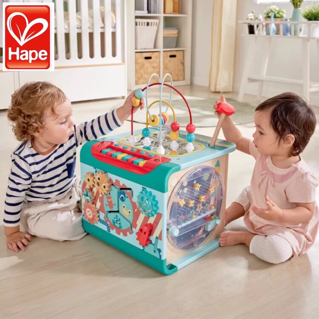 Hape婴儿绕珠百宝箱探索学习