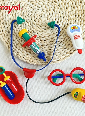 Toyroyal日本皇室儿童仿真医生玩具套装男孩女孩过家家医疗箱打针