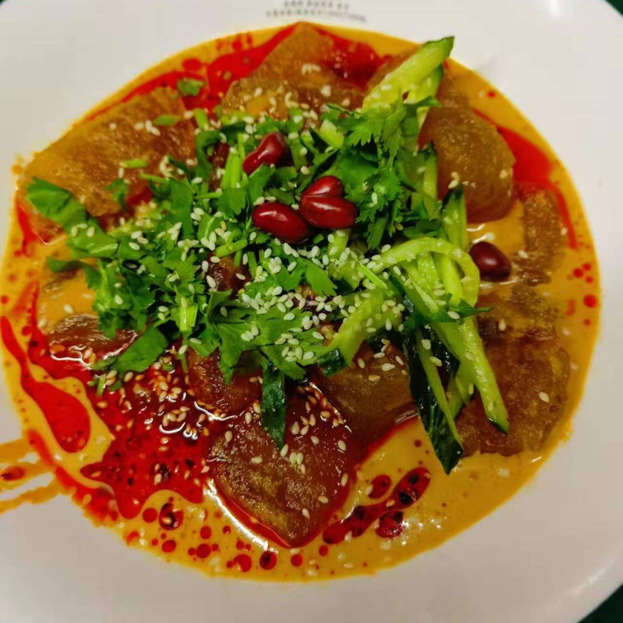 煎粉红薯焖子大连商用纯手工小吃