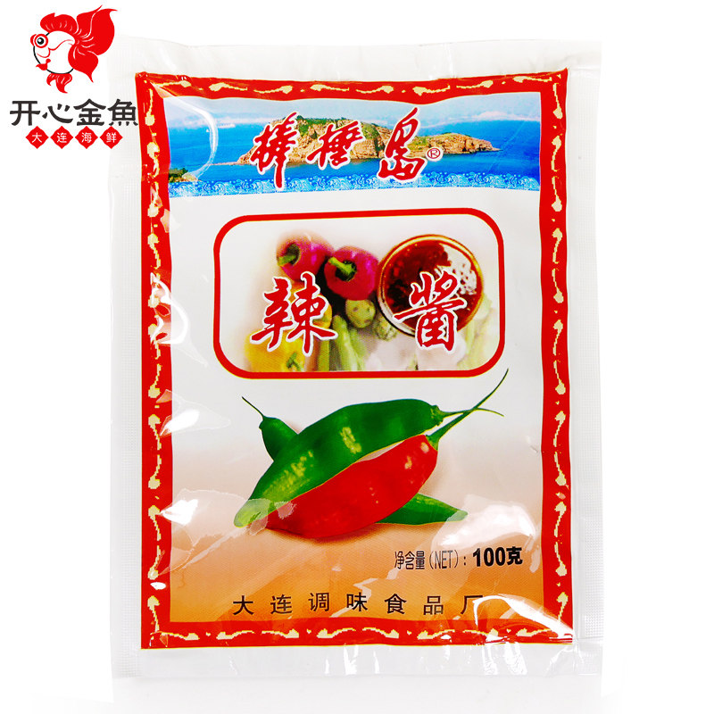 棒棰岛辣酱大连特产蔬菜肉类蘸酱烧烤调味料辣椒酱100g/袋
