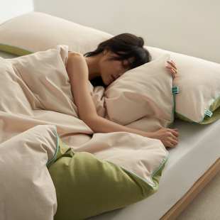 秋冬加厚全棉磨毛单件被套 大雁纹高级纯棉被套单人单个单独被罩