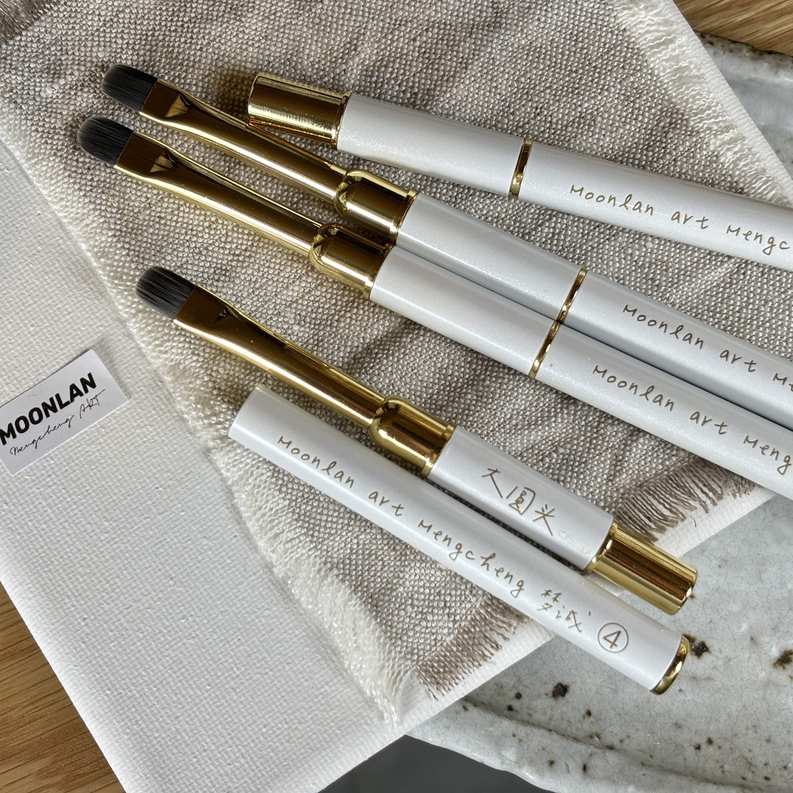 梦诚MoonlanArt涂色美甲笔大圆头