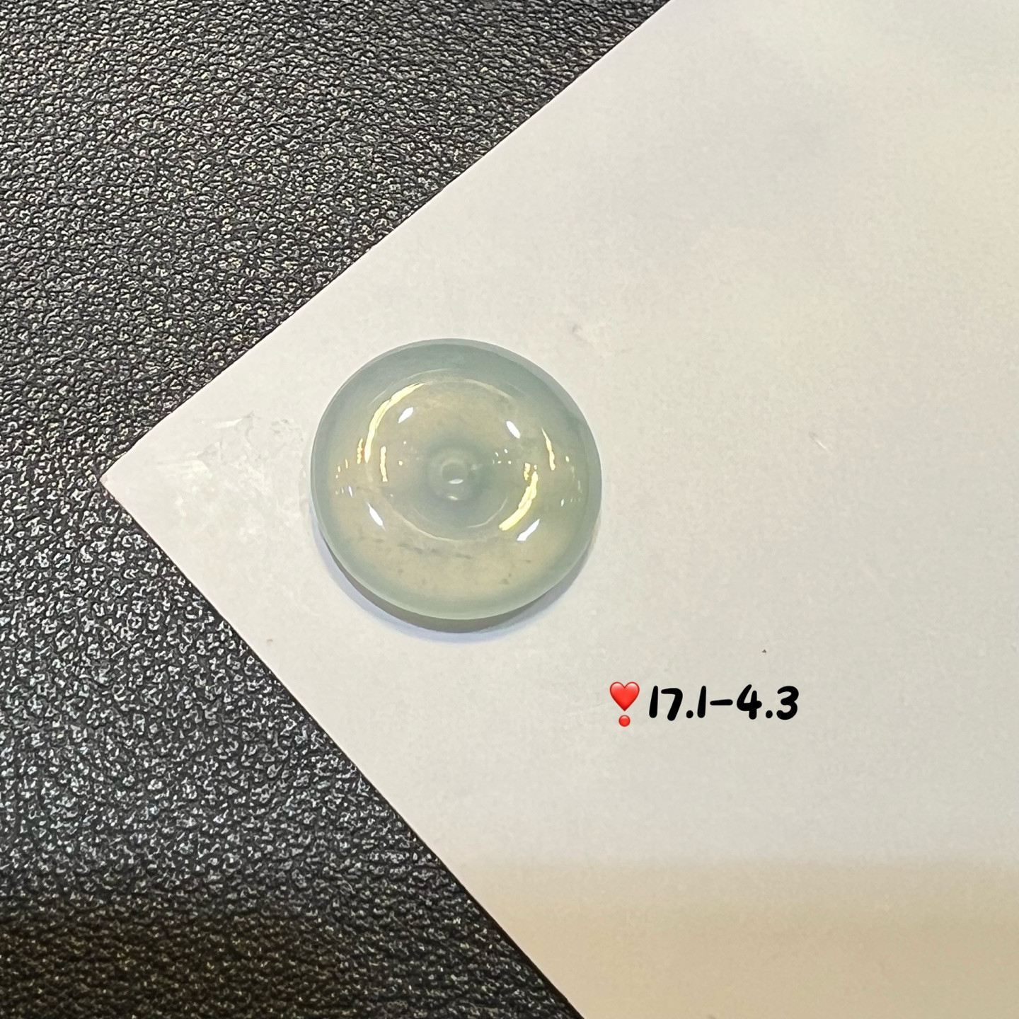 冰种飘花翡翠平安扣吊坠裸石扣子天然缅甸A货小精品