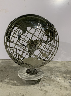 3D模型不锈钢立体展示圆球雕塑镂空地球仪春风得意厂家纯手工制作