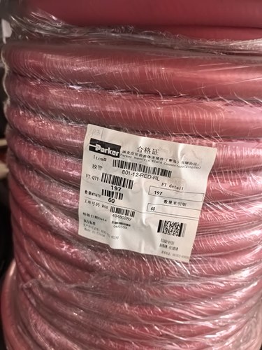 派克parker液压油管高压水管橡胶软管801-12-RED-RL红色编织管