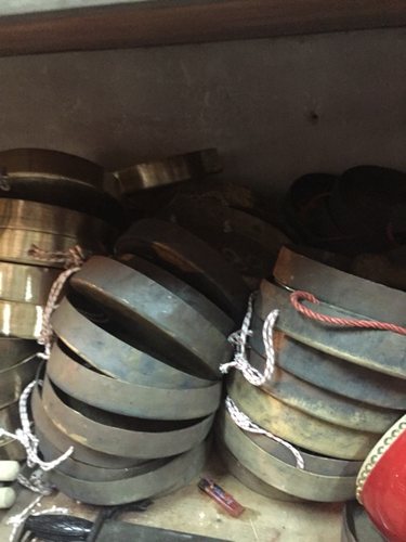 包邮手工打造马锣青铜高边锣青铜开道锣广䥽黑饶各种乐器