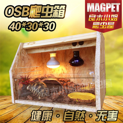 爬虫爬虫陆龟蜥蜴蛇良木环保健康OSB迷你爬虫箱周转箱隔离调理箱