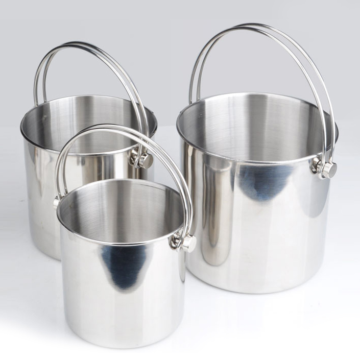 大中小加厚双线手提隔水冰块桶