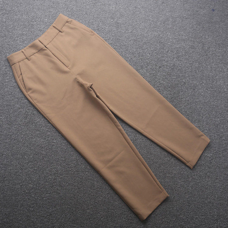 [五]兰米特卖春夏新款女装西装裤高腰休闲修身显瘦直筒小个子西裤